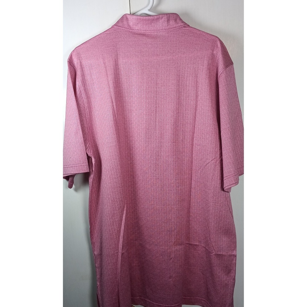Fairway & Greene NWT Polo Shirt Mens pink The Old Course at St Andrews Golf - Picture 3 of 8